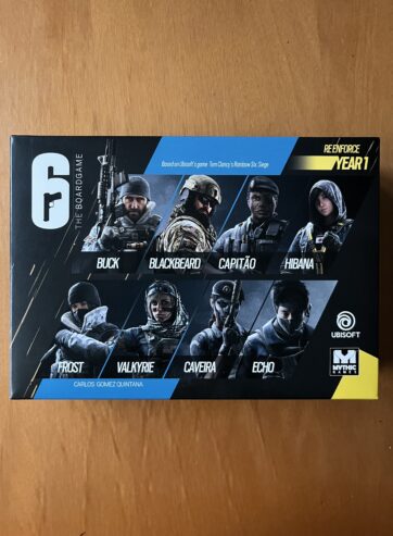 6: SIEGE THE BOARD GAME YEAR 1 RE ENFORCE – RAINBOW SIX – Kickstarter KS – NUOVO