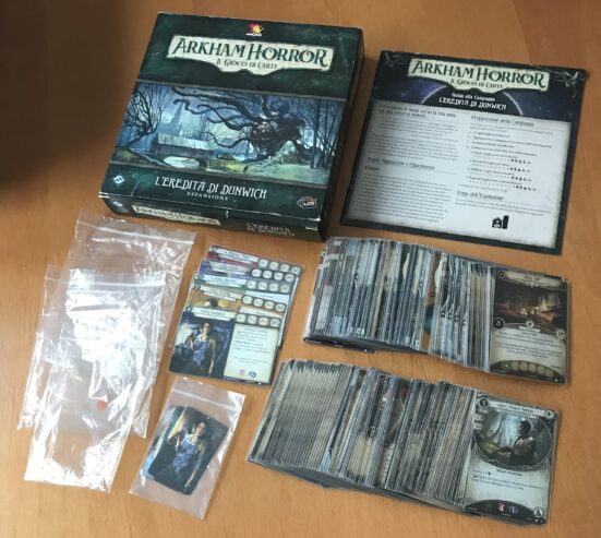 ARKHAM HORROR: IL GIOCO DI CARTE LCG – L’Eredità di Dunwich – CARTE IMBUSTATE