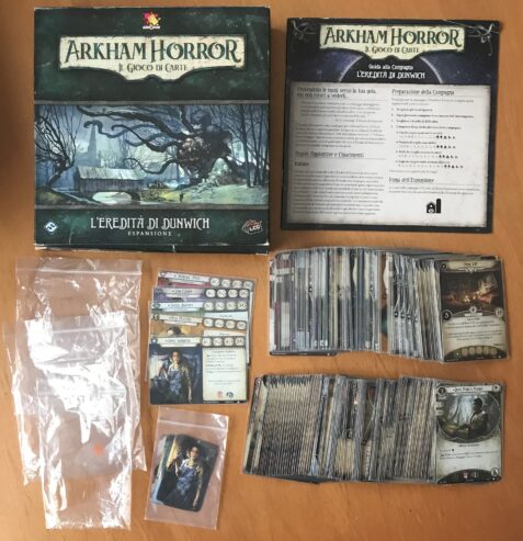 ARKHAM HORROR: IL GIOCO DI CARTE LCG – L’Eredità di Dunwich – CARTE IMBUSTATE