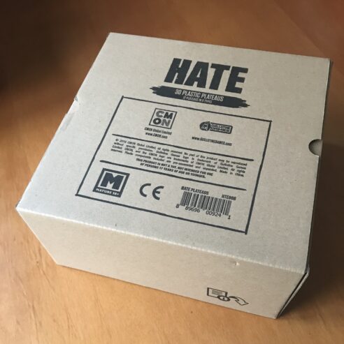 HATE: 3D PLASTIC PLATEAUS – CMON – Kickstarter KS – 2019 – Nuovi