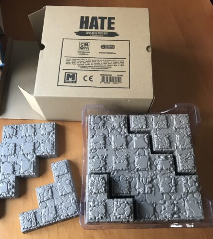 HATE: 3D PLASTIC PLATEAUS – CMON – Kickstarter KS – 2019 – Nuovi