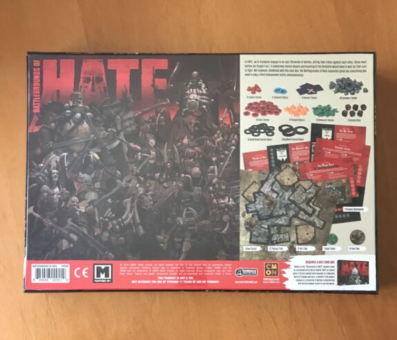 BATTLEGROUNDS OF HATE – CMON – Kickstarter KS – Contenuti nuovi e sigillati