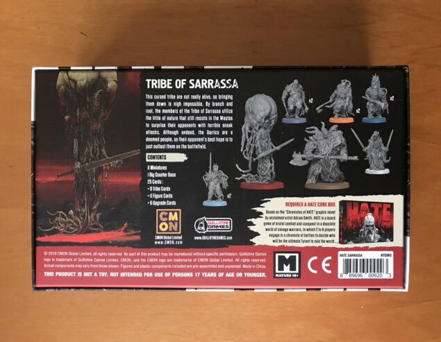 HATE: TRIBE OF SARRASSA – CMON – Kickstarter KS – Contenuti nuovi e sigillati