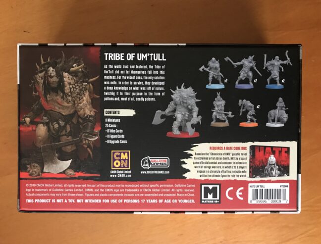 HATE: TRIBE OF UM’TULL – CMON – Kickstarter KS – Contenuti nuovi e sigillati