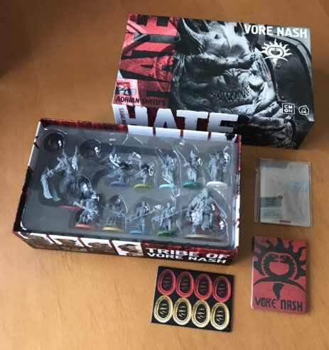 HATE: TRIBE OF VORE NASH – CMON – Kickstarter KS – Contenuti nuovi e sigillati