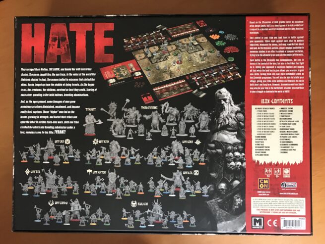 HATE – Gioco da Tavolo – CMON – Kickstarter KS – Contenuti nuovi e sigillati