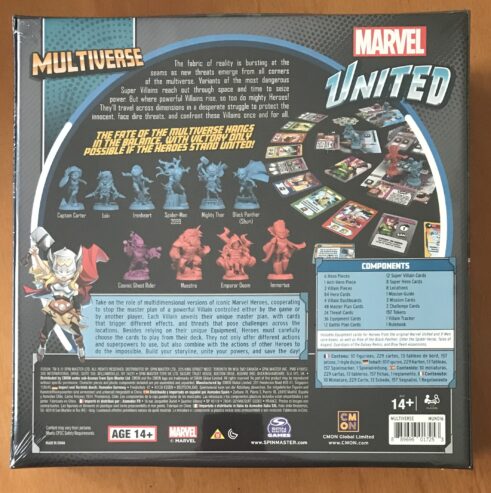 MARVEL UNITED MULTIVERSE + KICKSTARTER PROMOS BOX – NUOVO SIGILLATO