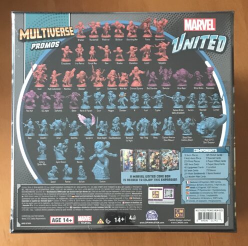 MARVEL UNITED MULTIVERSE + KICKSTARTER PROMOS BOX – NUOVO SIGILLATO