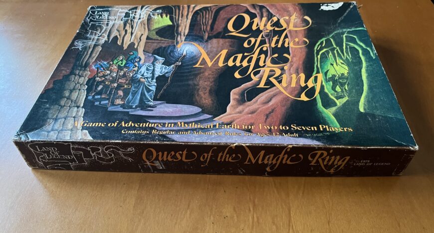 QUEST OF THE MAGIC RING – Land of Legend – Gioco da tavolo – 1975