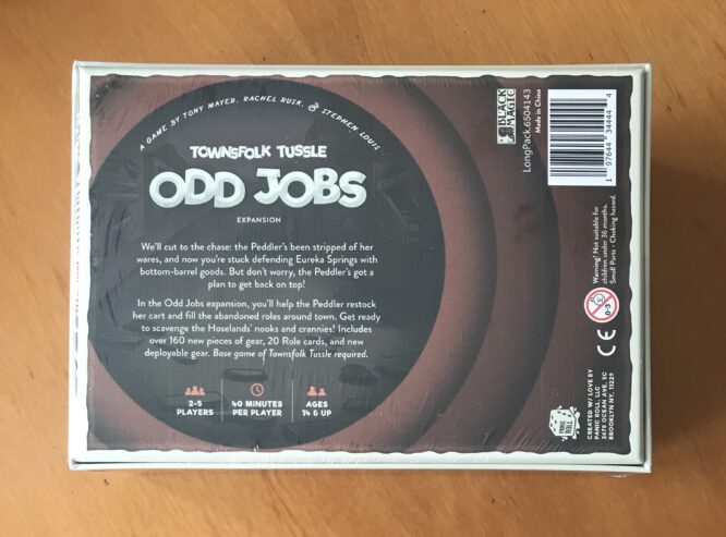 TOWNSFOLK TUSSLE: ODD JOBS – Kickstarter KS – NUOVO SIGILLATO