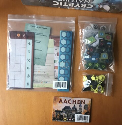 CRYPTIC NATURE + ESPANSIONI + WOODEN TOKEN PACK – Kickstarter KS – NUOVO SIGILLATO