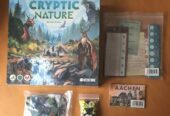 CRYPTIC NATURE + ESPANSIONI + WOODEN TOKEN PACK – Kickstarter KS – NUOVO SIGILLATO