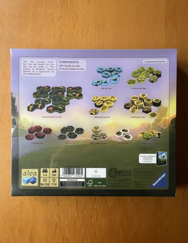 THE CASTLES OF BURGUNDY SPECIAL EDITION ACRYLIC HEXES – NUOVO SIGILLATO