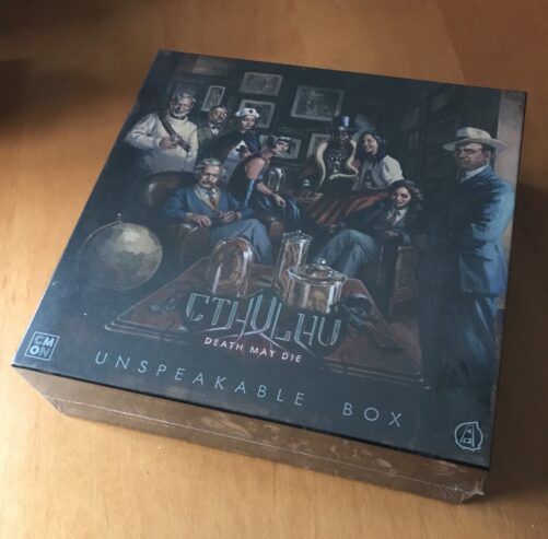 CTHULHU DEATH MAY: UNSPEAKABLE BOX – Espansione Kickstarter – NUOVO SIGILLATO