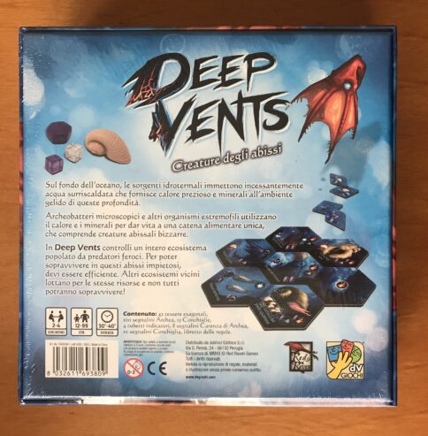 DEEP VENTS – Gioco da tavolo – ITALIANO – NUOVO SIGILLATO