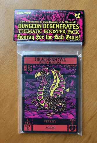 DUNGEON DEGENERATES: HOORAY FOR THE BAD GUYS! booster pack – 2023 – NUOVO SIGILLATO