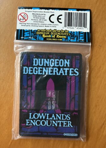 DUNGEON DEGENERATES: LOWLANDS EVENTS booster pack – 2023 – NUOVO SIGILLATO