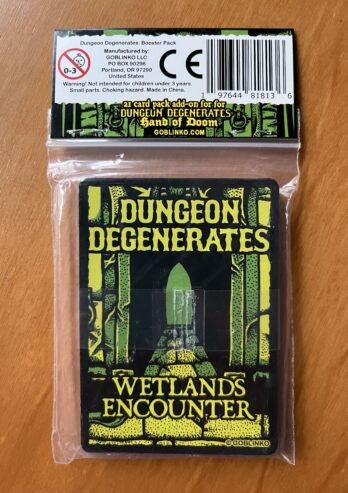 DUNGEON DEGENERATES: WETLANDS INTERLUDES booster pack – 2023 – NUOVO SIGILLATO