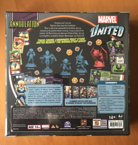 MARVEL UNITED: ANNIHILATION – Kickstarter – CMON – NUOVO SIGILLATO