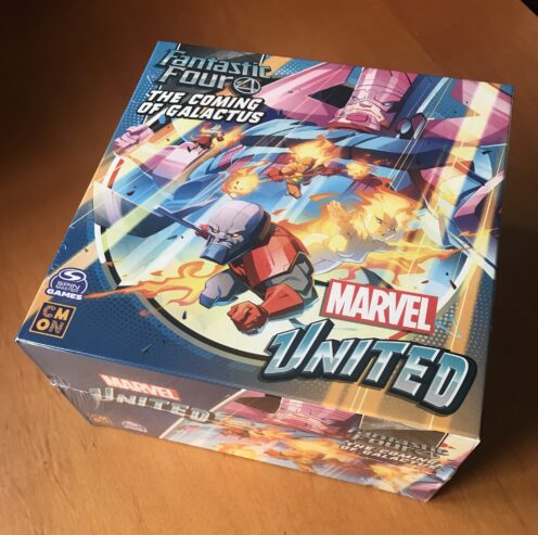 MARVEL UNITED: FANTASTIC FOUR THE COMING OF GALACTUS – Kickstarter – CMON – NUOVO SIGILLATO