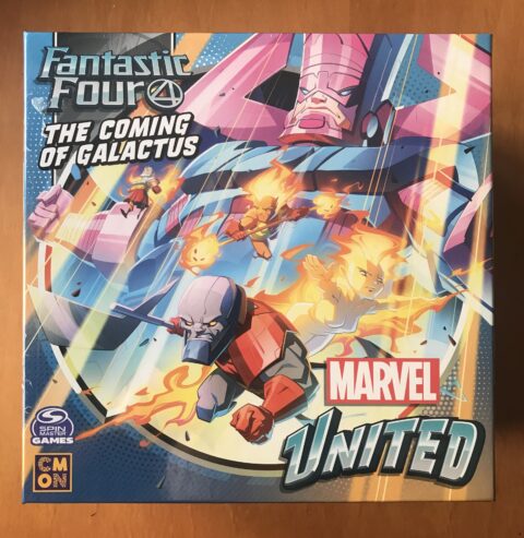 MARVEL UNITED: FANTASTIC FOUR THE COMING OF GALACTUS – Kickstarter – CMON – NUOVO SIGILLATO