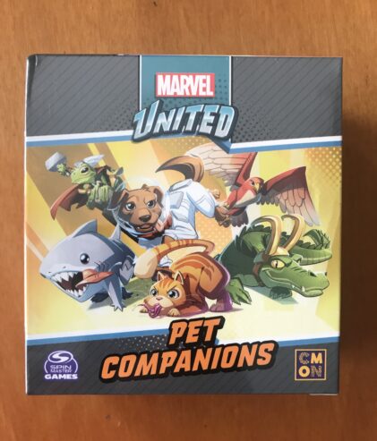 MARVEL UNITED: PET COMPANIONS – Esclusiva Kickstarter – CMON – NUOVO SIGILLATO