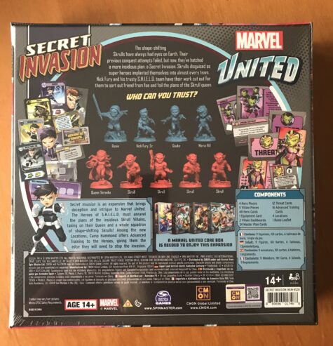 MARVEL UNITED: SECRET INVASION – Esclusiva Kickstarter – CMON – NUOVO SIGILLATO