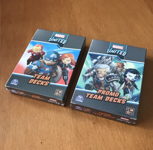 MARVEL UNITED: TEAM DECKS + PROMO TEAM DECKS – Kickstarter – CMON – NUOVI SIGILLATI