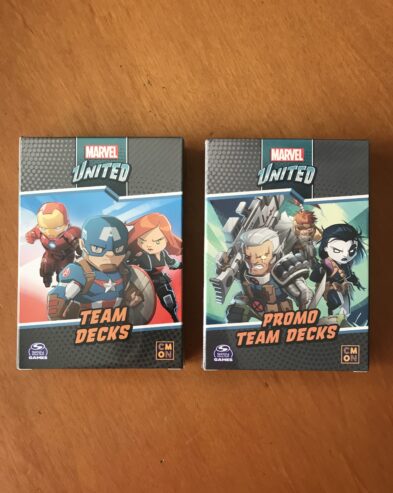 MARVEL UNITED: TEAM DECKS + PROMO TEAM DECKS – Kickstarter – CMON – NUOVI SIGILLATI