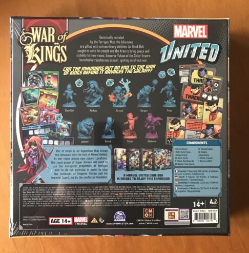 MARVEL UNITED: WAR OF KINGS – Esclusiva Kickstarter – CMON – NUOVO SIGILLATO