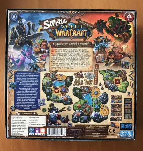 SMALL WORLD OF WARCRAFT – Gioco da Tavolo – in ITALIANO – completo