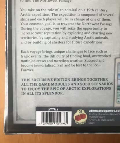 THROUGH ICE AND SNOW BIG BOX EDITION – Kickstarter KS – NUOVO SIGILLATO