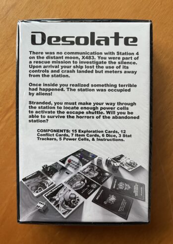 DESOLATE – Grey Gnome Games (Smallbox Series) – Game Crafter – NUOVO SIGILLATO