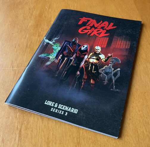 FINAL GIRL SERIES 3 LORE & SCENARIO BOOK – Van Ryder Games – NUOVO