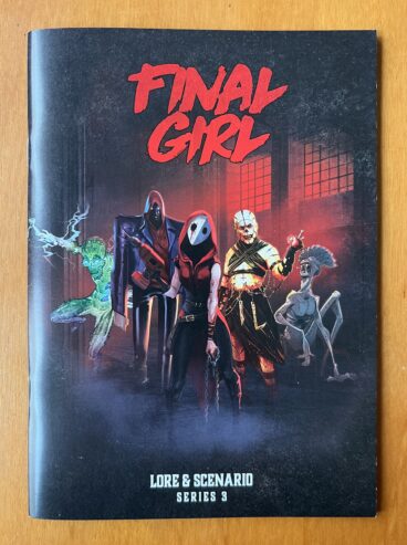 FINAL GIRL SERIES 3 LORE & SCENARIO BOOK – Van Ryder Games – NUOVO