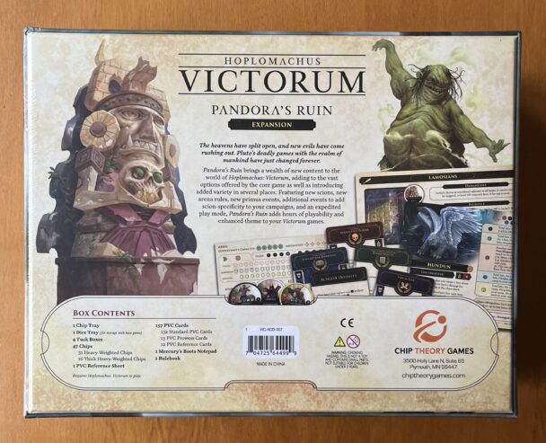 HOPLOMACHUS VICTORUM: PANDORA’S RUIN – Chip Theory Games – 2025 – NUOVO SIGILLATO