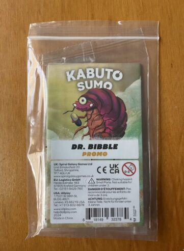 KABUTO SUMO: SAKURA SLAM DR BIBBLE Kickstarter Promo – Allplay – NUOVO