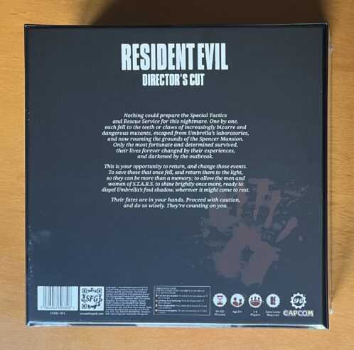 RESIDENT EVIL THE BOARD GAME: DIRECTOR’S CUT – Espansione Kickstarter – NUOVO