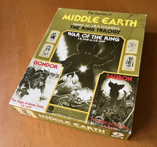 THE GAMES OF MIDDLE-EARTH (WAR OF THE RING + GONDOR + SAURON) – SPI – 1977